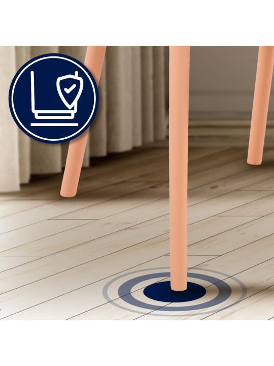 Sæt med 4 stole Hope, fersken