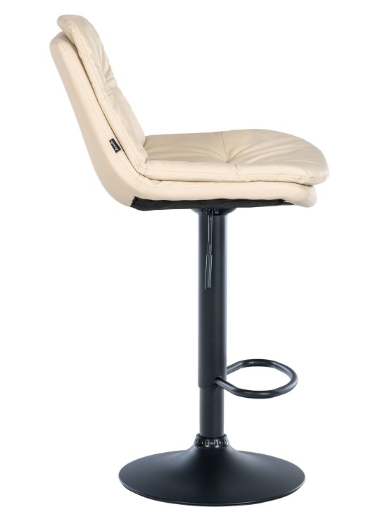 Barstol Laurel imiteret læder, creme