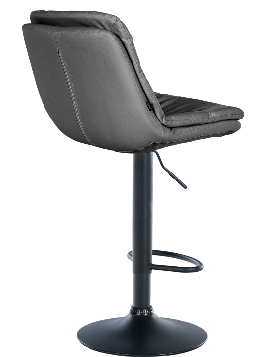 Barstol Laurel imiteret læder, grå