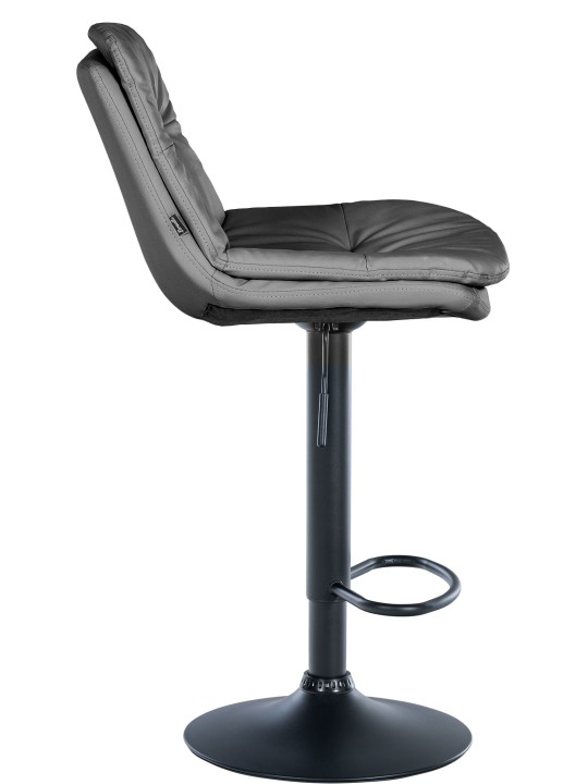 Barstol Laurel imiteret læder, grå