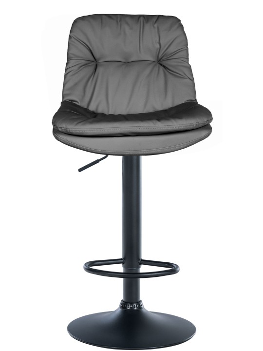 Barstol Laurel imiteret læder, grå