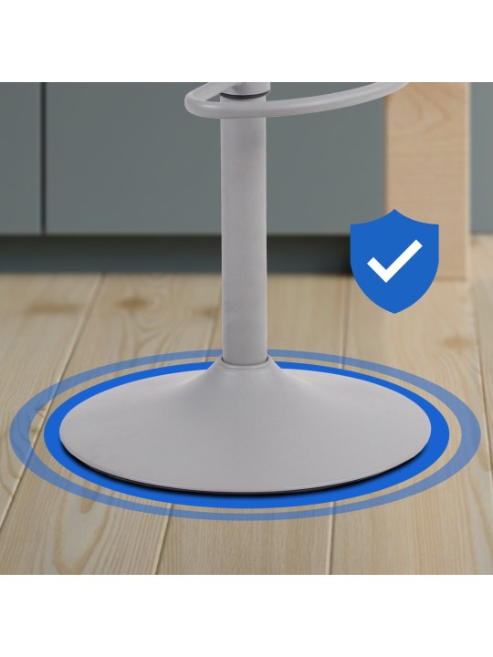 Sæt med 4 barstole Aveiro, grå