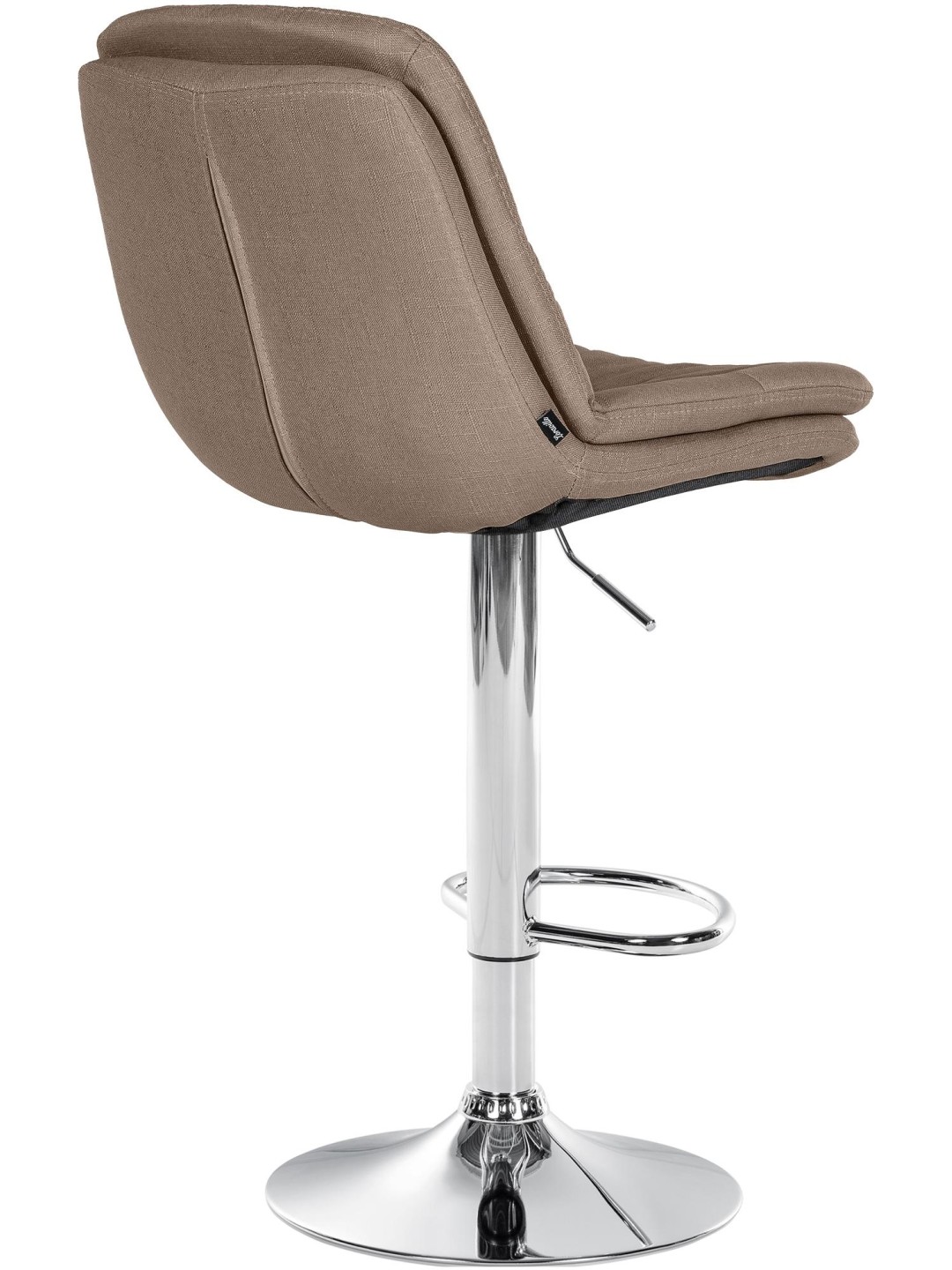 Barstol Laurel stof krom, taupe