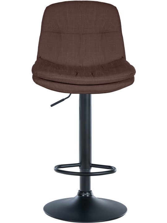 Barstol Laurel stof, brun