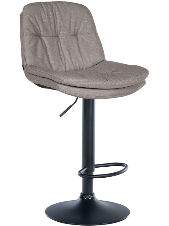 Barstol Laurel stof, grå