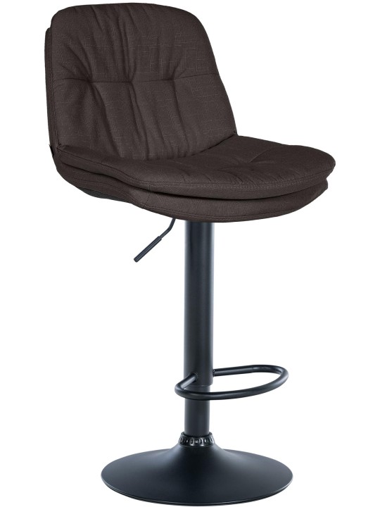 Barstol Laurel stof, mørkegrå