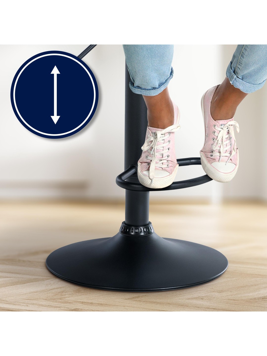 Barstol Laurel stof, taupe