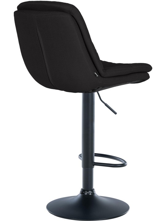 Barstol Laurel stof, sort