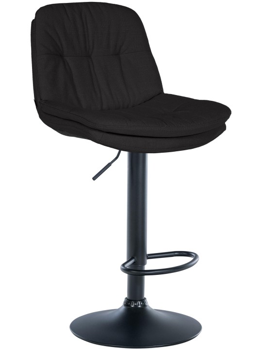 Barstol Laurel stof, sort