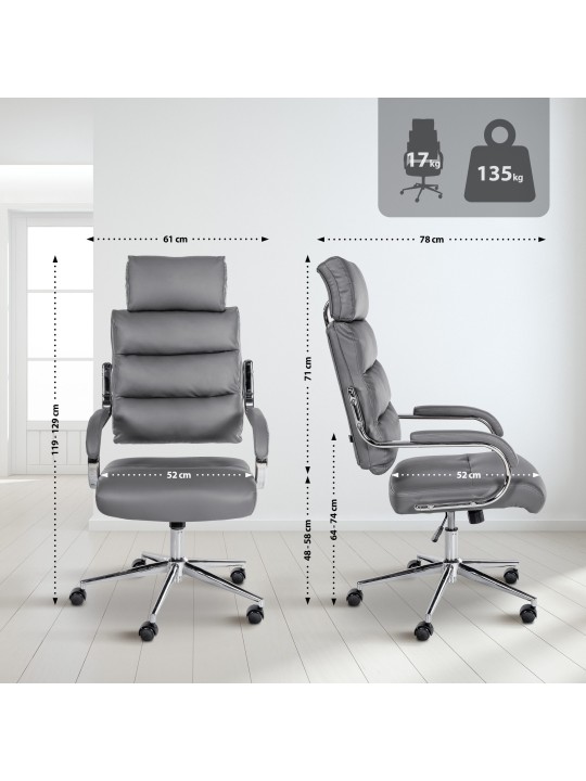 Kontorstol Campo, grå