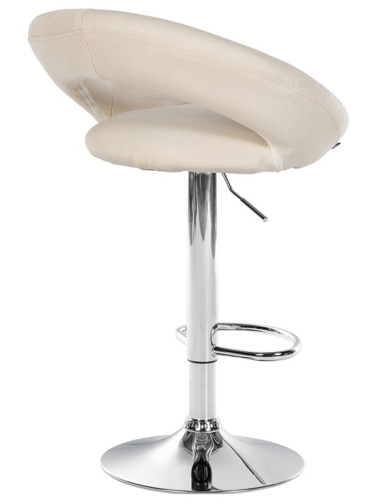 Barstol Olinda stof krom, creme