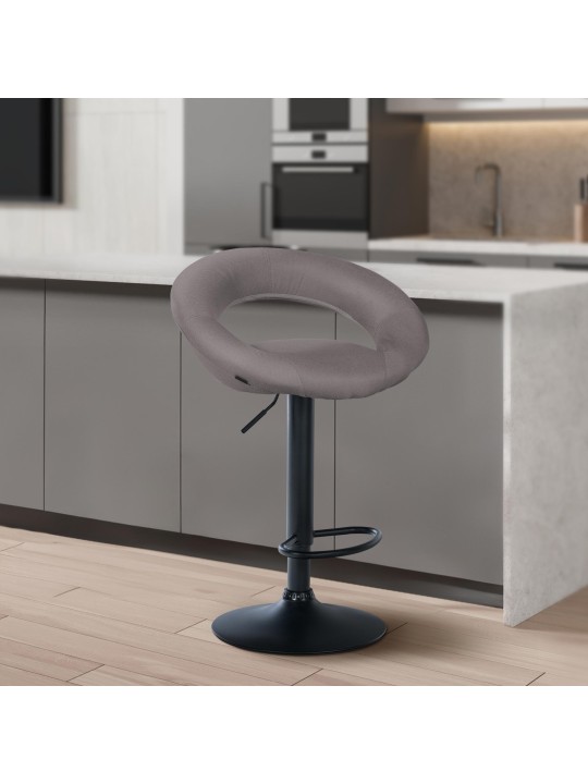 Barstol Olinda stof, grå Barstol Olinda stof, grå