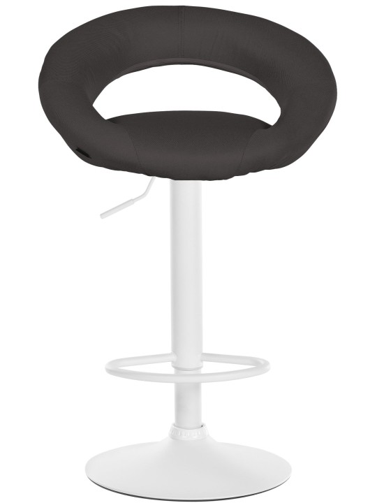 Sæt med 2 barstole Olinda stof, mørkegrå