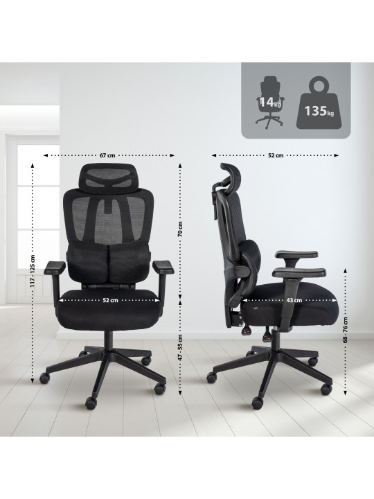 Kontorstol Altamont, sort Kontorstol Altamont, sort