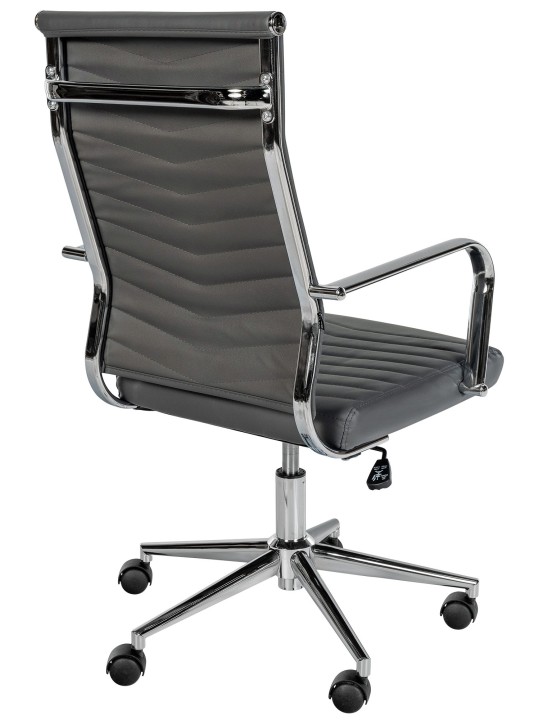 Kontorstol Canby imiteret læder, grå Kontorstol Canby imiteret læder, grå