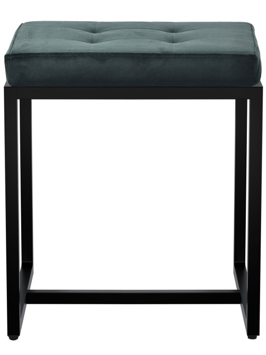 Taburet Barci B fløjl, grøn