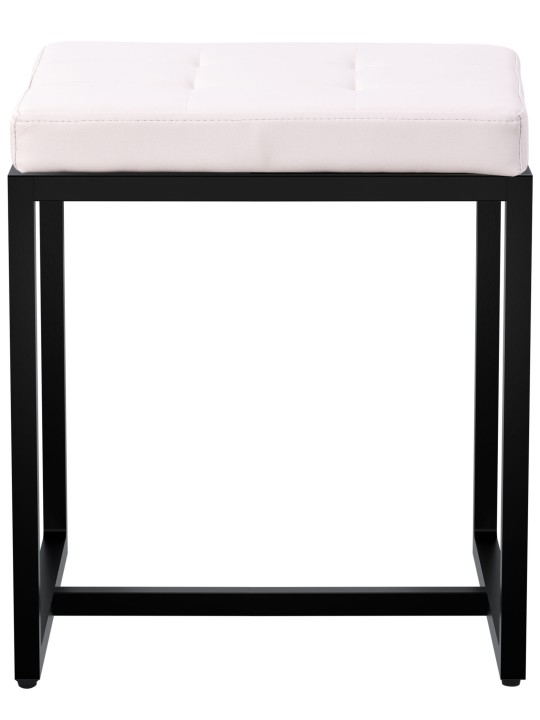 Taburet Barci B imiteret læder, creme Taburet Barci B imiteret læder, creme