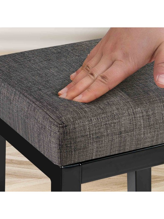 Barstol Taylor B85 stof, grå