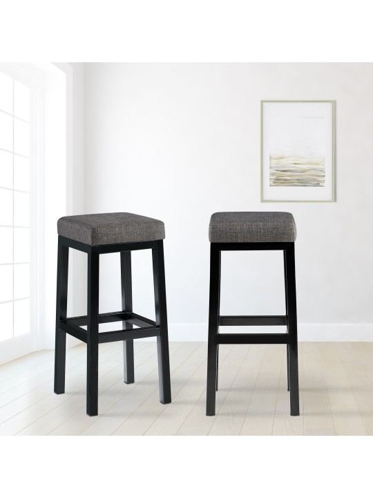 Barstol Taylor B85 stof, grå