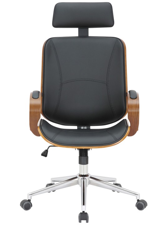 Kontorstol Dayton, valnød/sort