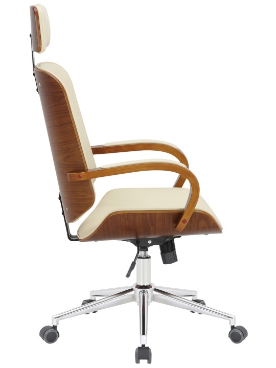 Kontorstol Dayton, valnød/creme