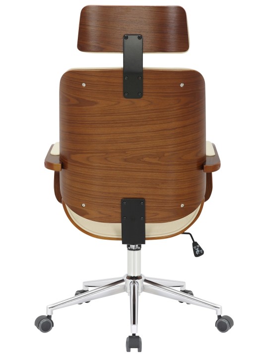 Kontorstol Dayton, valnød/creme