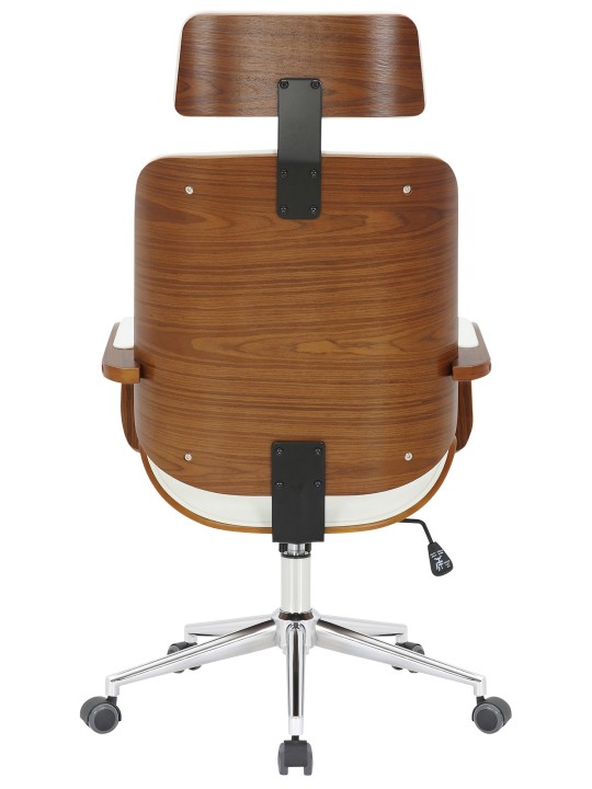 Kontorstol Dayton, valnød/hvid Kontorstol Dayton, valnød/hvid