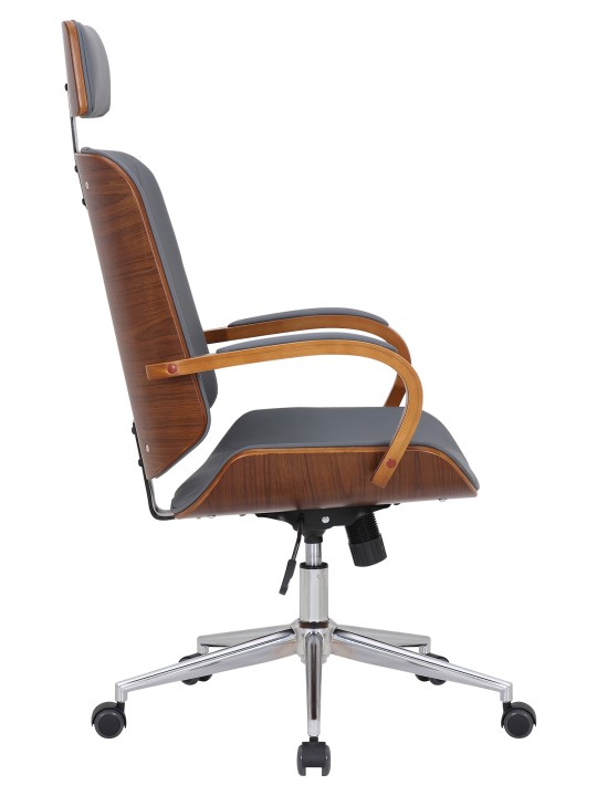 Kontorstol Dayton, valnød/grå