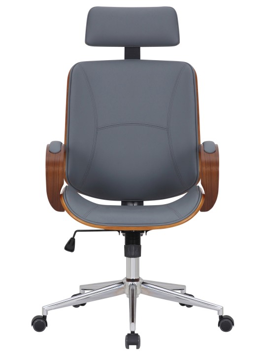 Kontorstol Dayton, valnød/grå