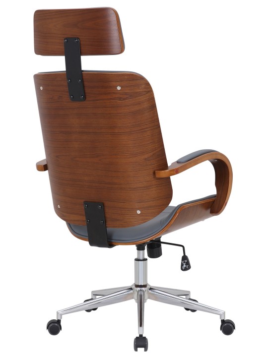 Kontorstol Dayton, valnød/grå