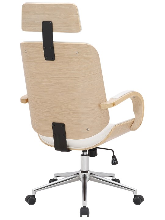 Kontorstol Dayton, natur/hvid Kontorstol Dayton, natur/hvid