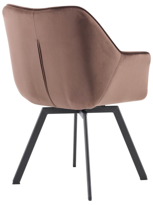 Spisestuestol Jordi fløjl, brun Spisestuestol Jordi fløjl, brun