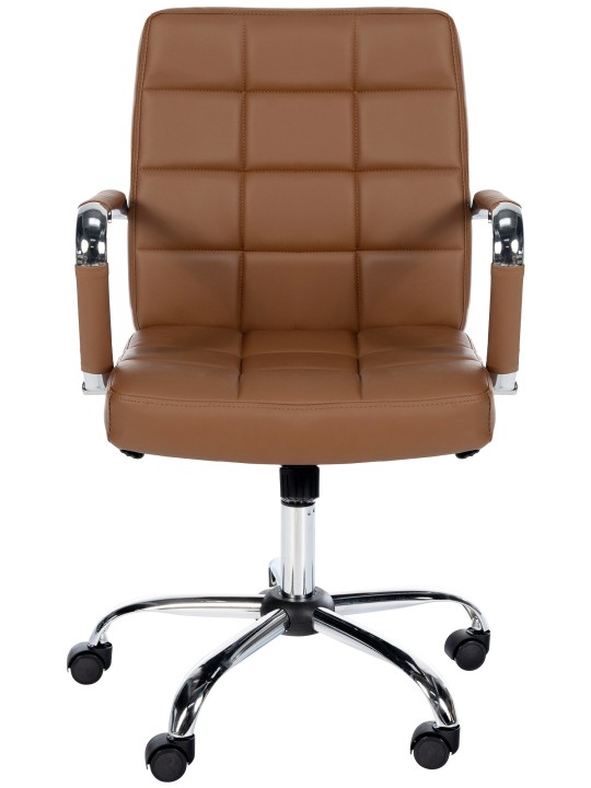 Arbejdsskammel Ashland imiteret læder, lysebrun