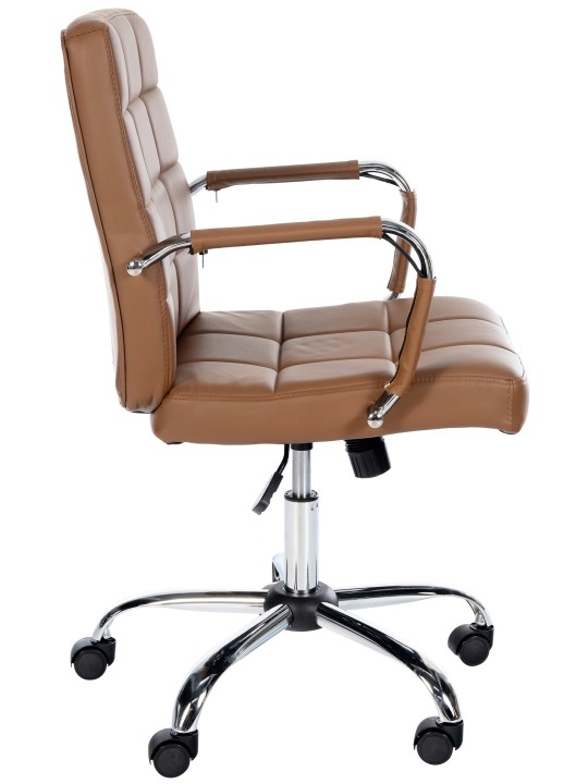 Arbejdsskammel Ashland imiteret læder, lysebrun