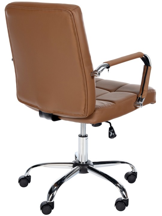 Arbejdsskammel Ashland imiteret læder, lysebrun