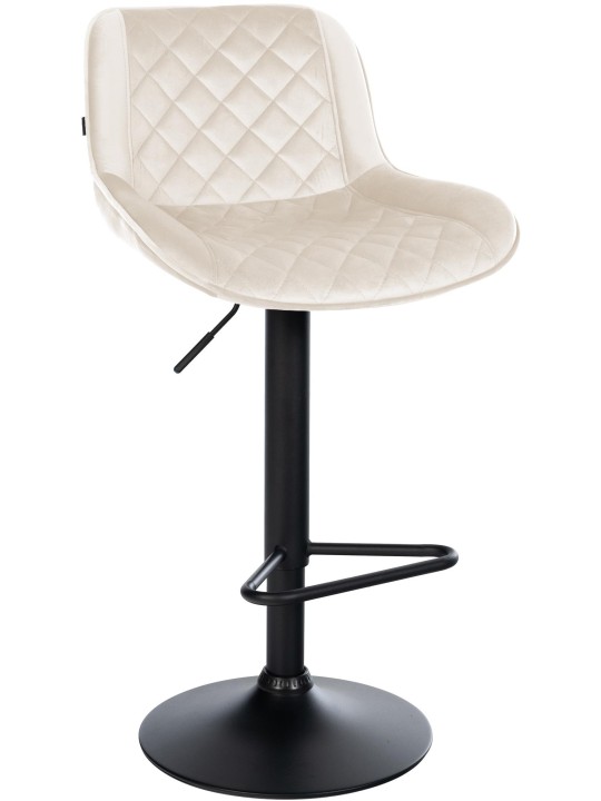Barstol Kasson fløjl, creme