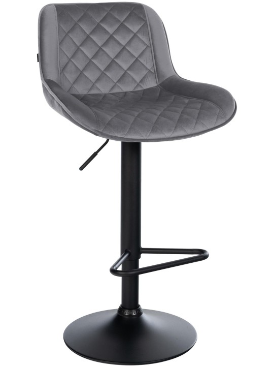 Barstol Kasson fløjl, mørkegrå Barstol Kasson fløjl, mørkegrå