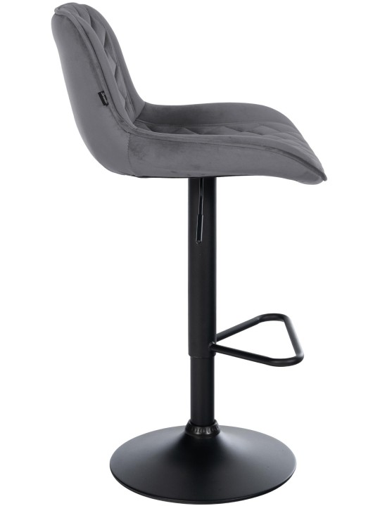 Barstol Kasson fløjl, mørkegrå Barstol Kasson fløjl, mørkegrå