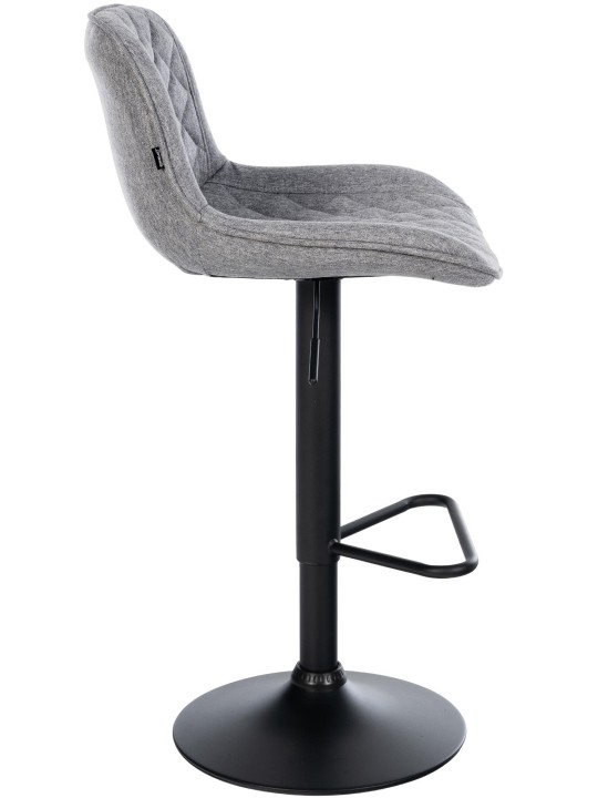 Barstol Kasson stof, grå