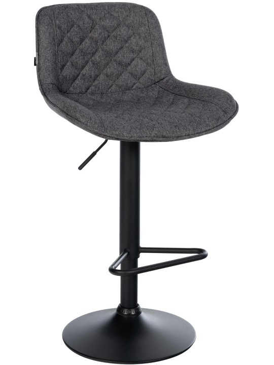 Barstol Kasson stof, sort