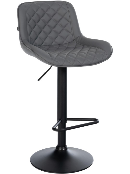 Barstol Kasson imiteret læder, grå