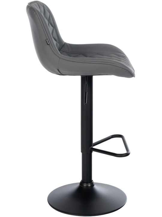 Barstol Kasson imiteret læder, grå