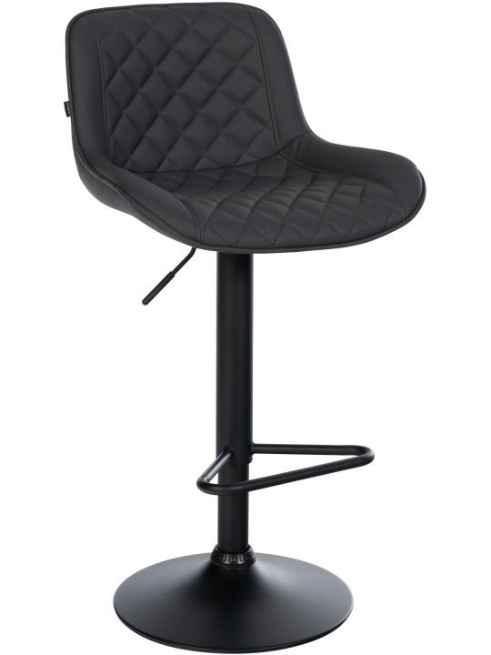 Barstol Kasson imiteret læder, sort
