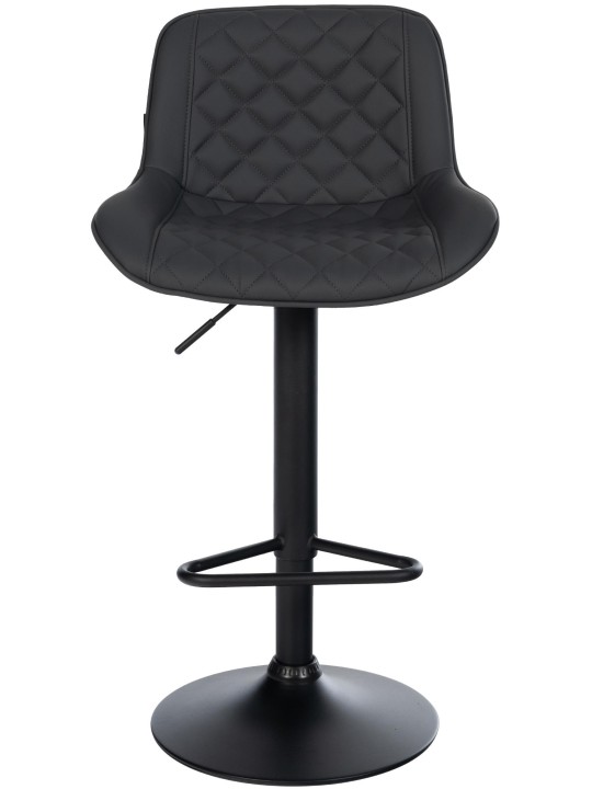 Barstol Kasson imiteret læder, sort