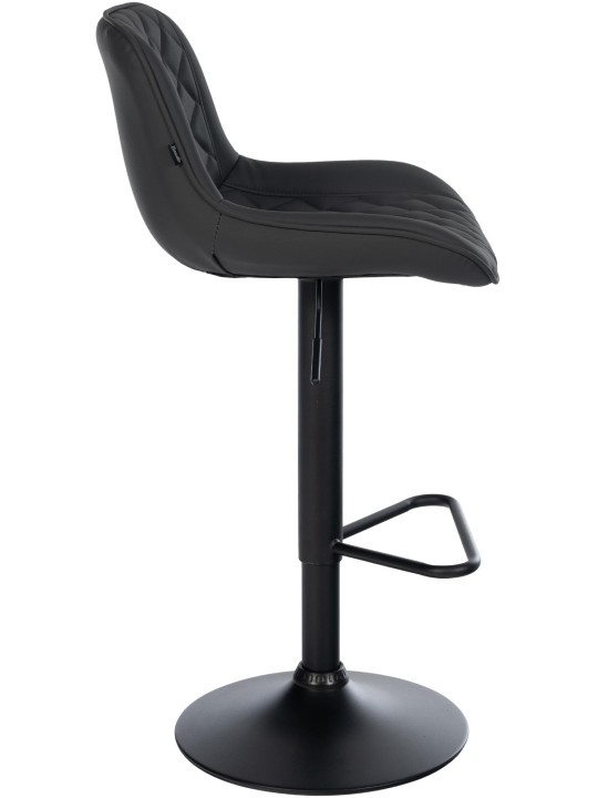 Barstol Kasson imiteret læder, sort