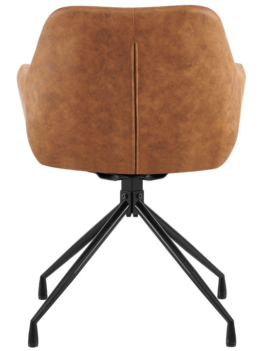 Sæt med 2 spisestuestole Welby Vintage, lysebrun Sæt med 2 spisestuestole Welby Vintage, lysebrun