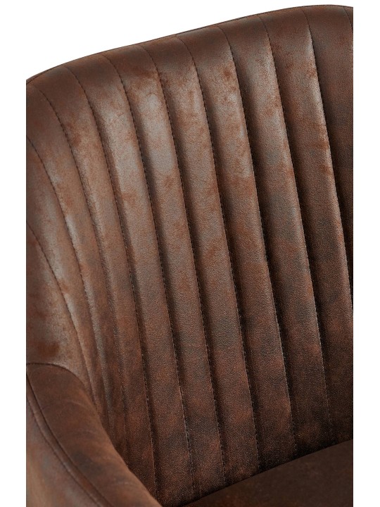 Sæt med 2 spisestuestole Welby Vintage, mørkebrun Sæt med 2 spisestuestole Welby Vintage, mørkebrun