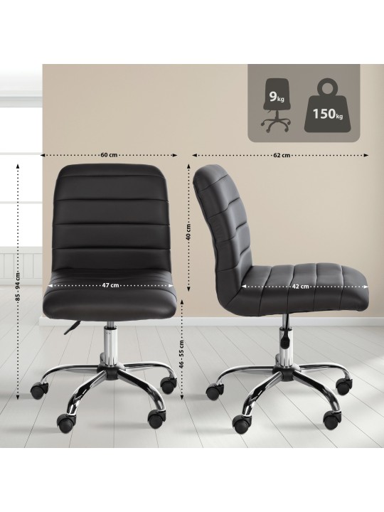 Arbejdsskammel Rød imiteret læder, brun Arbejdsskammel Rød imiteret læder, brun