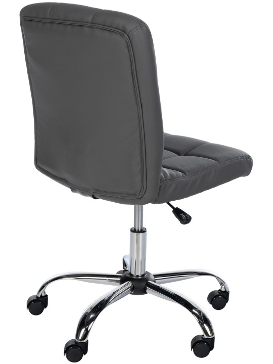 Arbejdsskammel Trenton imiteret læder, grå