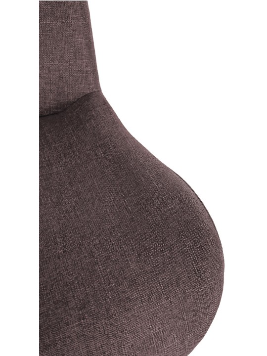 Sæt med 2 barstole Solon stof, mørkebrun Sæt med 2 barstole Solon stof, mørkebrun